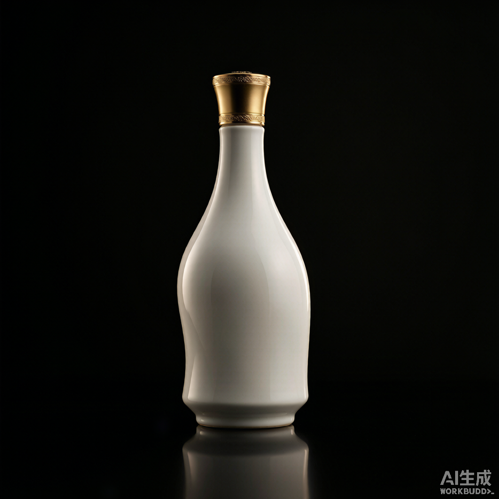 Ceramic-Style Glazed Baijiu Bottle