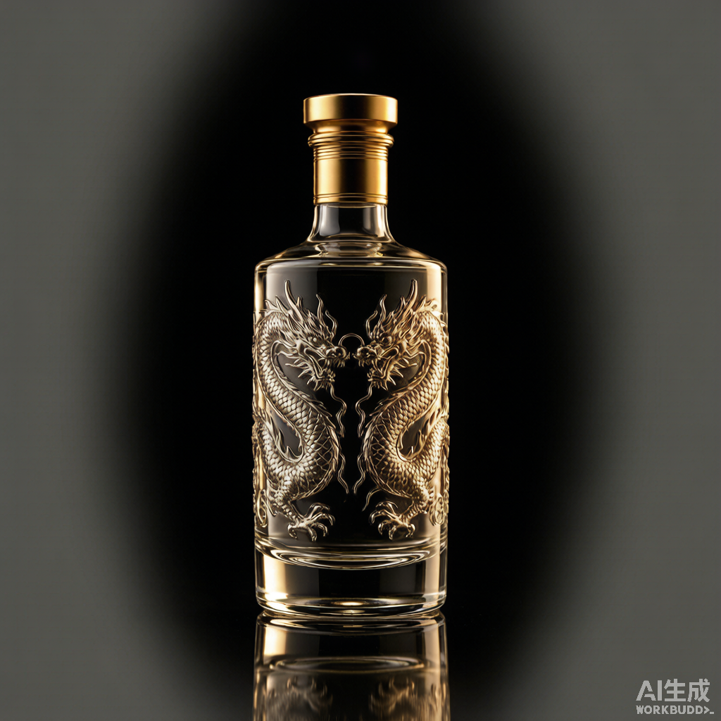 Bespoke Sculpted Baijiu Bottle