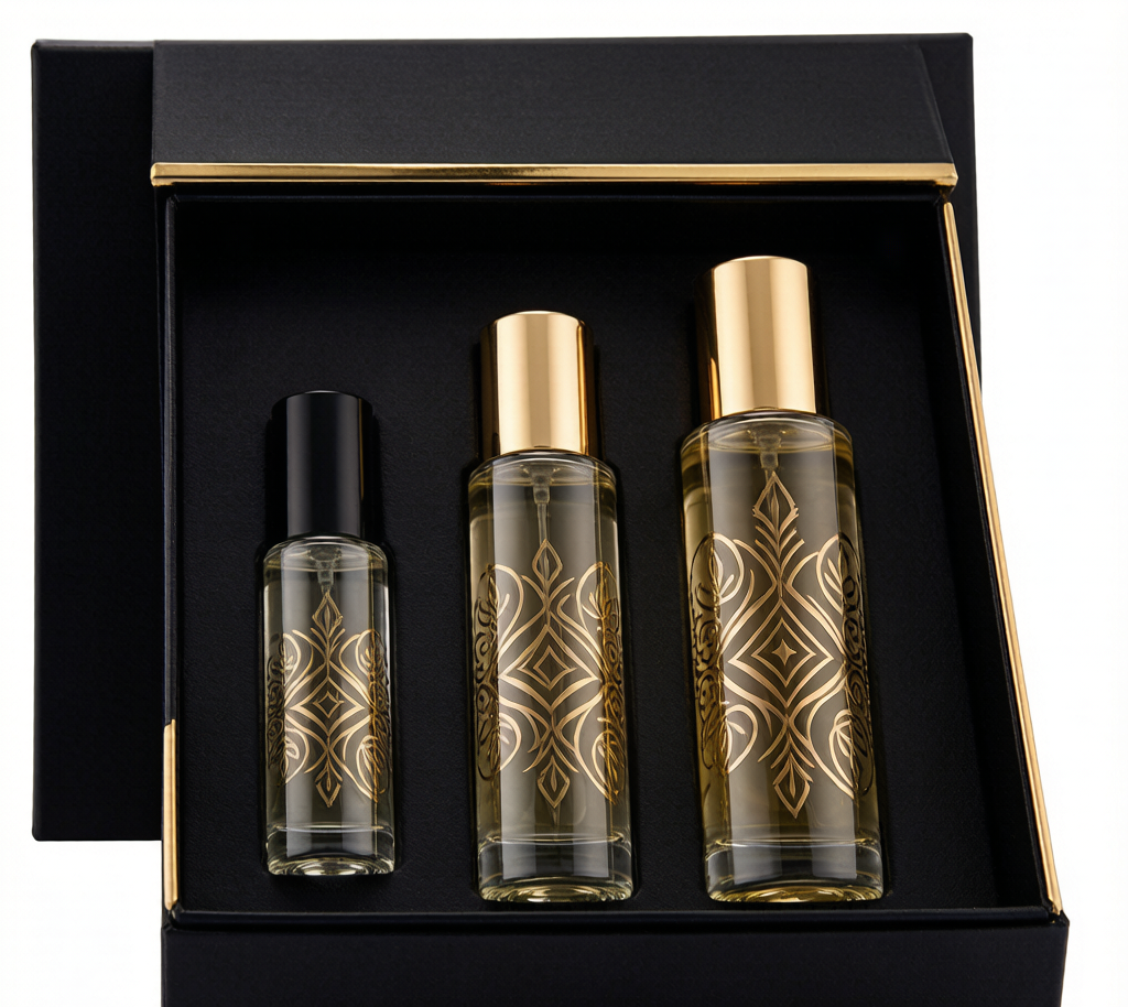 Perfume Gift Set Bottles